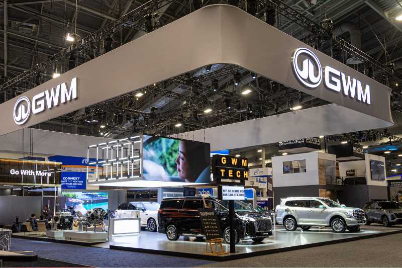 Stand da GWM no Consumer Electronics Show