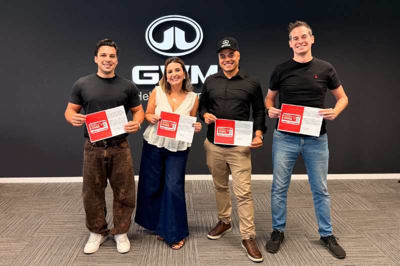 Clientes vencedores da promoção