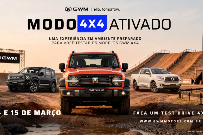 Modo 4x4 Ativado
